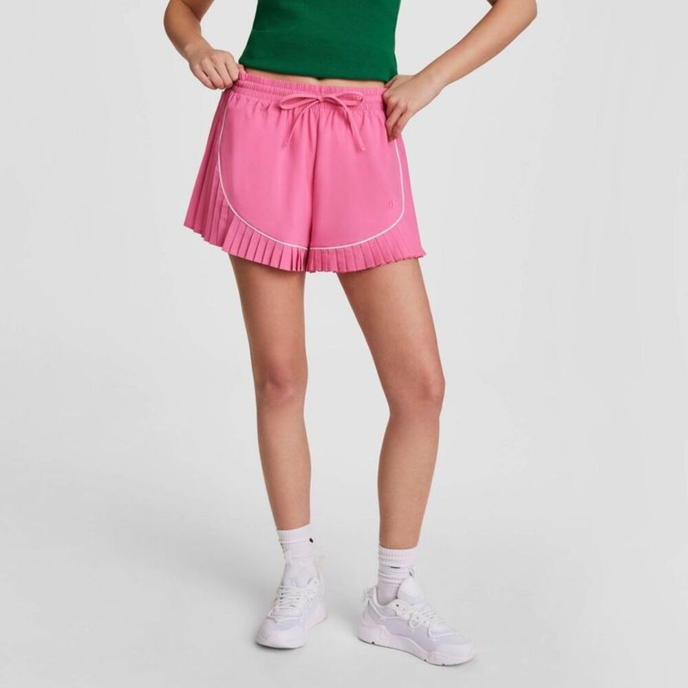 Champion Women's Pleated Shorts - Pink XS